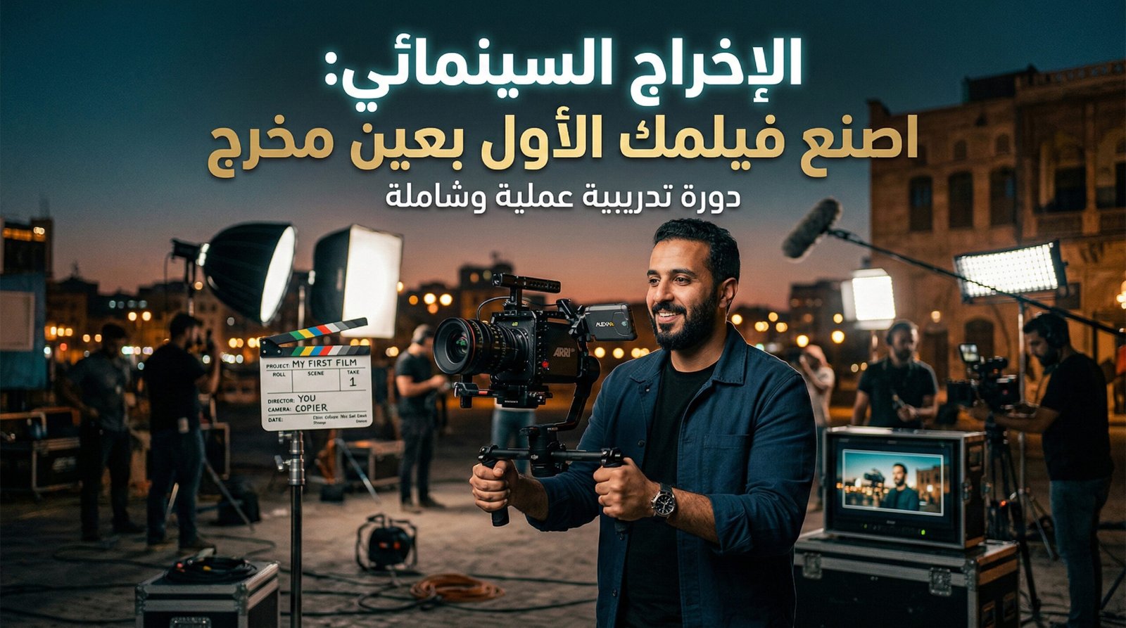 الإخراج السينمائي: اصنع فيلمك الأول بعين مخرج